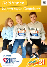 Poster zum Welt Down-Syndrom Tag 2021