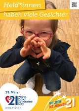 Poster zum Welt Down-Syndrom Tag 2021