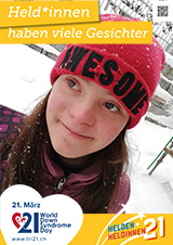 Poster zum Welt Down-Syndrom Tag 2021