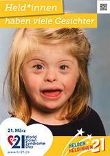 Poster zum Welt Down-Syndrom Tag 2021