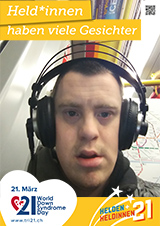 Poster zum Welt Down-Syndrom Tag 2021