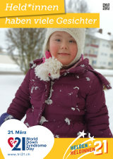 Poster zum Welt Down-Syndrom Tag 2021