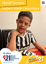 Poster zum Welt Down-Syndrom Tag 2021