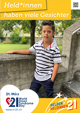Poster zum Welt Down-Syndrom Tag 2021