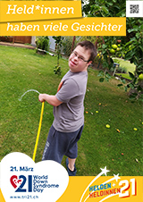 Poster zum Welt Down-Syndrom Tag 2021