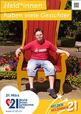 Poster zum Welt Down-Syndrom Tag 2021
