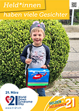 Poster zum Welt Down-Syndrom Tag 2021