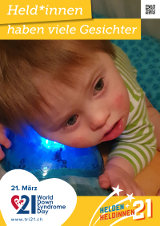 Poster zum Welt Down-Syndrom Tag 2021