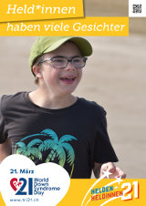 Poster zum Welt Down-Syndrom Tag 2021