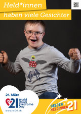 Poster zum Welt Down-Syndrom Tag 2021