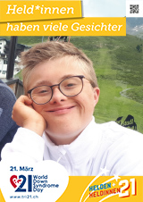 Poster zum Welt Down-Syndrom Tag 2021