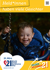 Poster zum Welt Down-Syndrom Tag 2021