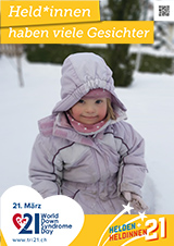 Poster zum Welt Down-Syndrom Tag 2021
