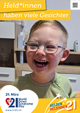 Poster zum Welt Down-Syndrom Tag 2021