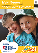 Poster zum Welt Down-Syndrom Tag 2021