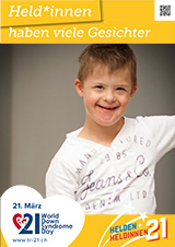 Poster zum Welt Down-Syndrom Tag 2021
