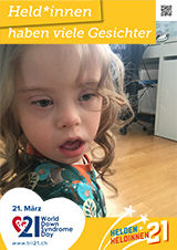 Poster zum Welt Down-Syndrom Tag 2021
