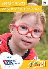 Poster zum Welt Down-Syndrom Tag 2021