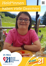 Poster zum Welt Down-Syndrom Tag 2021