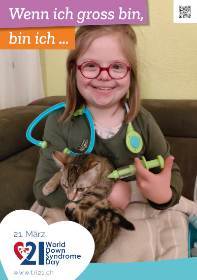 Plakataktion 2022 'Wenn ich gross bin, bin ich.../Ich arbeite gerne als...'