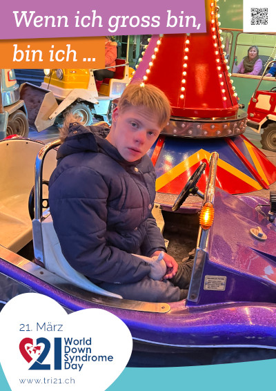 Plakataktion 2022 'Wenn ich gross bin, bin ich.../Ich arbeite gerne als...'