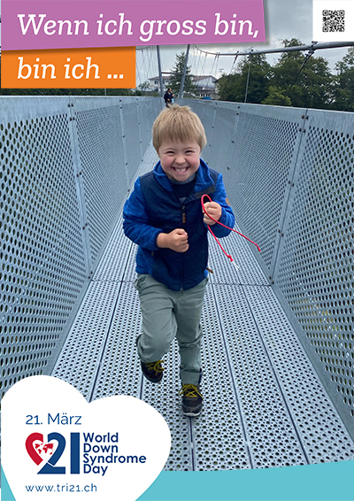 Plakataktion 2022 'Wenn ich gross bin, bin ich.../Ich arbeite gerne als...'