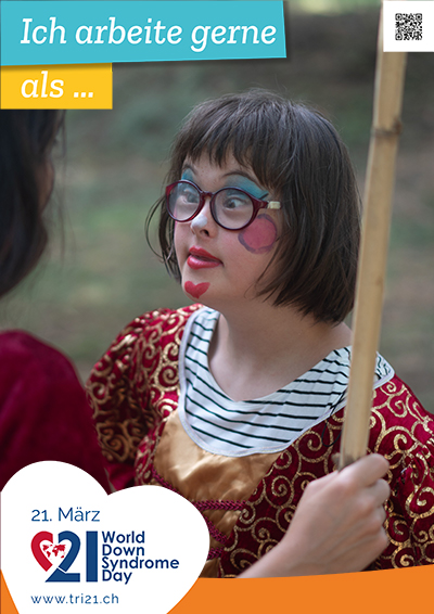 Plakataktion 2022 'Wenn ich gross bin, bin ich.../Ich arbeite gerne als...'