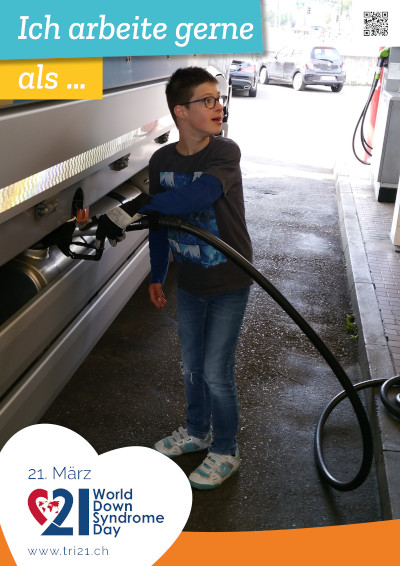 Plakataktion 2022 'Wenn ich gross bin, bin ich.../Ich arbeite gerne als...'