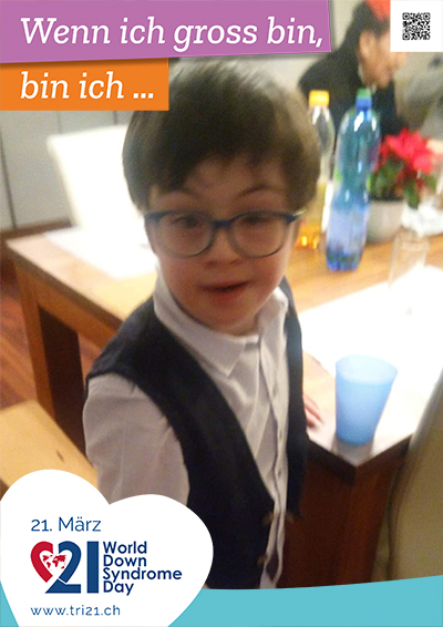 Plakataktion 2022 'Wenn ich gross bin, bin ich.../Ich arbeite gerne als...'