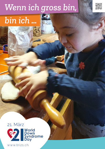 Plakataktion 2022 'Wenn ich gross bin, bin ich.../Ich arbeite gerne als...'