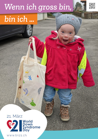 Plakataktion 2022 'Wenn ich gross bin, bin ich.../Ich arbeite gerne als...'