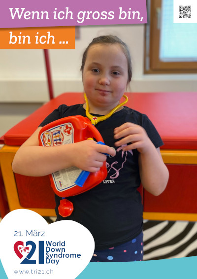 Plakataktion 2022 'Wenn ich gross bin, bin ich.../Ich arbeite gerne als...'