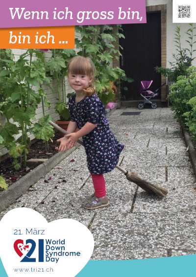 Plakataktion 2022 'Wenn ich gross bin, bin ich.../Ich arbeite gerne als...'