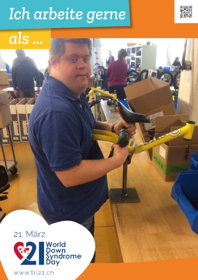 Plakataktion 2022 'Wenn ich gross bin, bin ich.../Ich arbeite gerne als...'