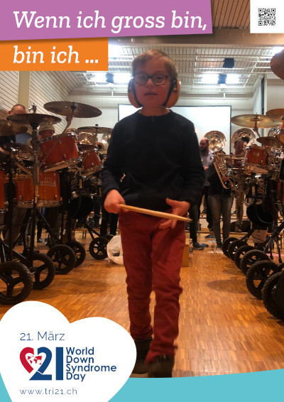 Plakataktion 2022 'Wenn ich gross bin, bin ich.../Ich arbeite gerne als...'