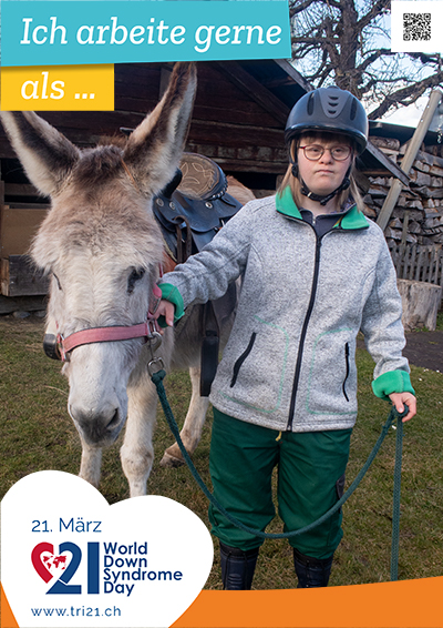 Plakataktion 2022 'Wenn ich gross bin, bin ich.../Ich arbeite gerne als...'
