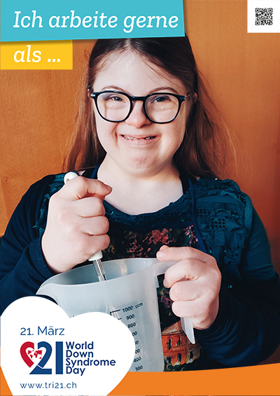 Plakataktion 2022 'Wenn ich gross bin, bin ich.../Ich arbeite gerne als...'