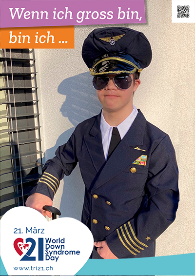 Plakataktion 2022 'Wenn ich gross bin, bin ich.../Ich arbeite gerne als...'