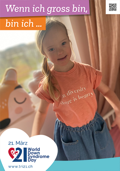 Plakataktion 2022 'Wenn ich gross bin, bin ich.../Ich arbeite gerne als...'