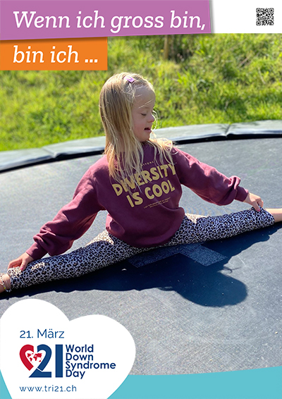 Plakataktion 2022 'Wenn ich gross bin, bin ich.../Ich arbeite gerne als...'