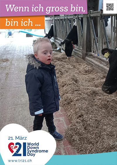 Plakataktion 2022 'Wenn ich gross bin, bin ich.../Ich arbeite gerne als...'