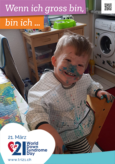 Plakataktion 2022 'Wenn ich gross bin, bin ich.../Ich arbeite gerne als...'