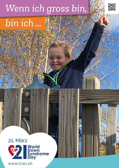 Plakataktion 2022 'Wenn ich gross bin, bin ich.../Ich arbeite gerne als...'