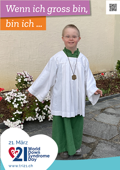 Plakataktion 2022 'Wenn ich gross bin, bin ich.../Ich arbeite gerne als...'