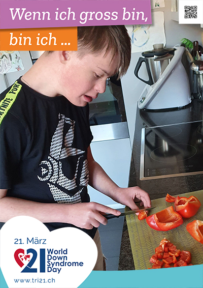 Plakataktion 2022 'Wenn ich gross bin, bin ich.../Ich arbeite gerne als...'