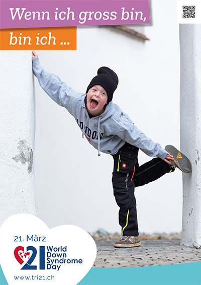 Plakataktion 2022 'Wenn ich gross bin, bin ich.../Ich arbeite gerne als...'