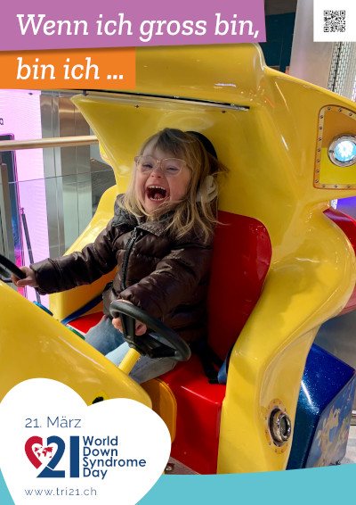 Plakataktion 2022 'Wenn ich gross bin, bin ich.../Ich arbeite gerne als...'