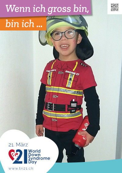 Plakataktion 2022 'Wenn ich gross bin, bin ich.../Ich arbeite gerne als...'