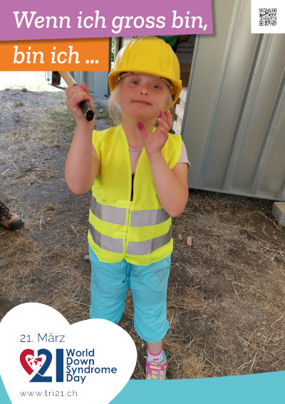 Plakataktion 2022 'Wenn ich gross bin, bin ich.../Ich arbeite gerne als...'