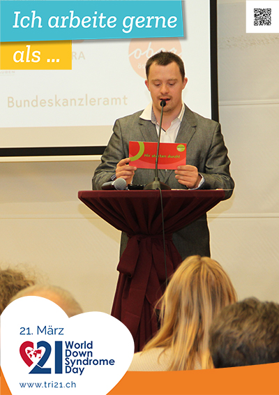 Plakataktion 2022 'Wenn ich gross bin, bin ich.../Ich arbeite gerne als...'